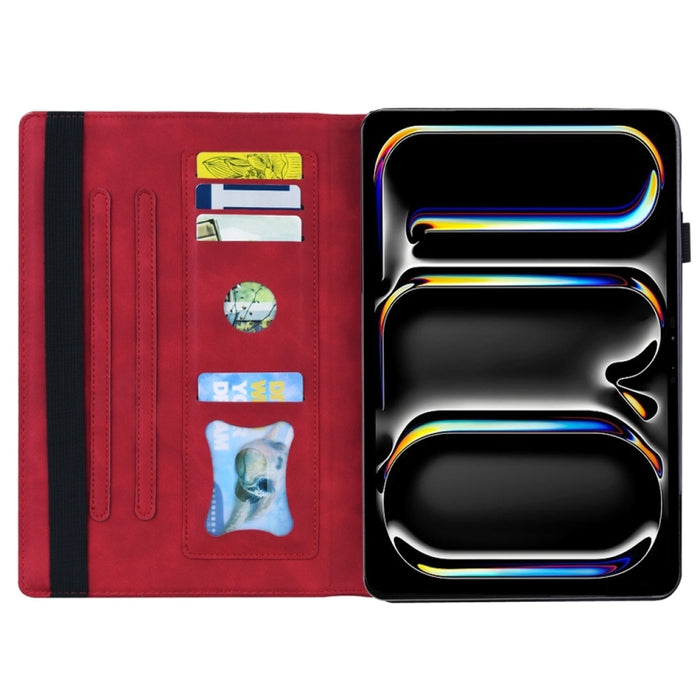 Empalme de funda de tableta de cuero a prueba de golpes, For iPad Pro 13 2025 / 2024, For iPad Pro 11 2025 / 2024