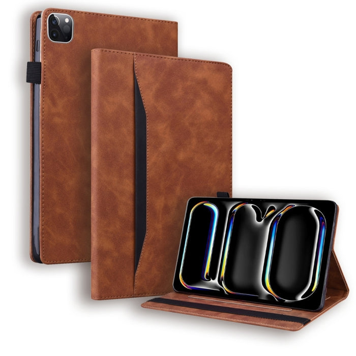 Empalme de funda de tableta de cuero a prueba de golpes, For iPad Pro 13 2025 / 2024, For iPad Pro 11 2025 / 2024