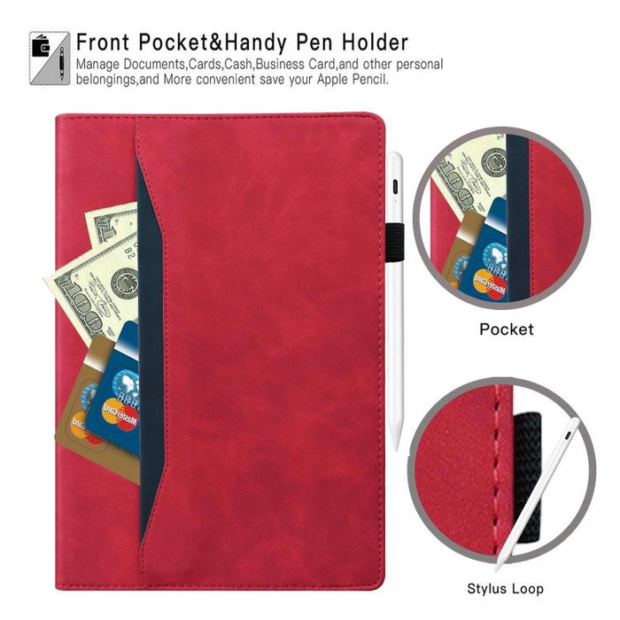 Empalme de funda de tableta de cuero a prueba de golpes, For iPad mini 8 2026, For iPad Pro 13 2025 / 2024, For iPad Pro 11 2025 / 2024