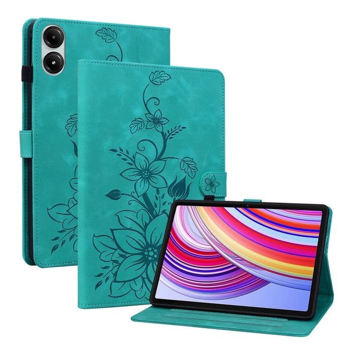 Funda para tablet Lily de piel repujada, For Redmi K Pad 2 8.8 inch 2026, For Xiaomi Redmi K Pad 8.8 inch, For Redmi Pad 2 / Redmi Pad SE 11 2025, For Xiaomi Pad 7 / Pad 7 Pro, For Xiaomi Redmi Pad SE 8.7, For Xiaomi Redmi Pad Pro 12.1                 ...