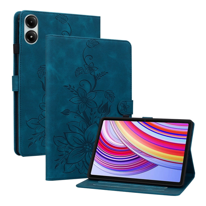 Funda para tablet Lily de piel repujada, For Redmi K Pad 2 8.8 inch 2026, For Xiaomi Redmi K Pad 8.8 inch, For Redmi Pad 2 / Redmi Pad SE 11 2025, For Xiaomi Pad 7 / Pad 7 Pro, For Xiaomi Redmi Pad SE 8.7, For Xiaomi Redmi Pad Pro 12.1                 ...