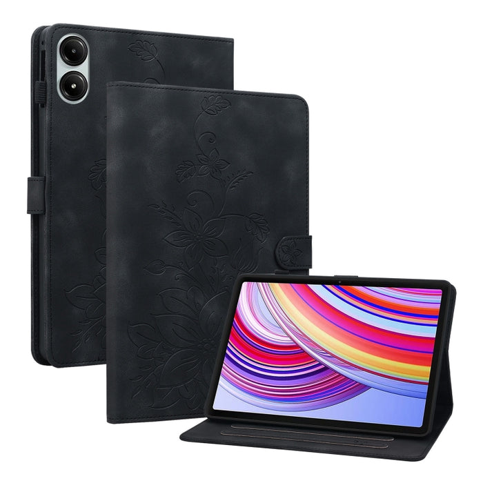 Funda para tablet Lily de piel repujada, For Redmi K Pad 2 8.8 inch 2026, For Xiaomi Redmi K Pad 8.8 inch, For Redmi Pad 2 / Redmi Pad SE 11 2025, For Xiaomi Pad 7 / Pad 7 Pro, For Xiaomi Redmi Pad SE 8.7, For Xiaomi Redmi Pad Pro 12.1                 ...