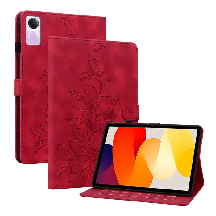 Funda para tablet Lily de piel repujada, For Redmi K Pad 2 8.8 inch 2026, For Xiaomi Redmi K Pad 8.8 inch, For Redmi Pad 2 / Redmi Pad SE 11 2025, For Xiaomi Pad 7 / Pad 7 Pro, For Xiaomi Redmi Pad SE 8.7, For Xiaomi Redmi Pad Pro 12.1                 ...