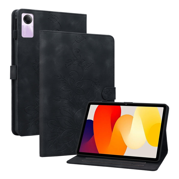 Funda para tablet Lily de piel repujada, For Redmi K Pad 2 8.8 inch 2026, For Xiaomi Redmi K Pad 8.8 inch, For Redmi Pad 2 / Redmi Pad SE 11 2025, For Xiaomi Pad 7 / Pad 7 Pro, For Xiaomi Redmi Pad SE 8.7, For Xiaomi Redmi Pad Pro 12.1                 ...