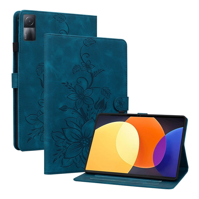 Funda para tablet Lily de piel repujada, For Redmi K Pad 2 8.8 inch 2026, For Xiaomi Redmi K Pad 8.8 inch, For Redmi Pad 2 / Redmi Pad SE 11 2025, For Xiaomi Pad 7 / Pad 7 Pro, For Xiaomi Redmi Pad SE 8.7, For Xiaomi Redmi Pad Pro 12.1                 ...