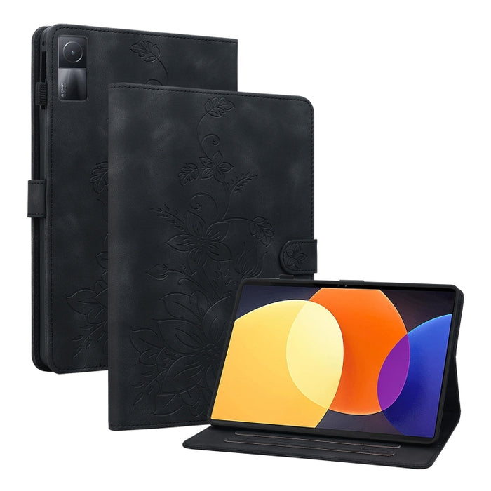 Funda para tablet Lily de piel repujada, For Redmi K Pad 2 8.8 inch 2026, For Xiaomi Redmi K Pad 8.8 inch, For Redmi Pad 2 / Redmi Pad SE 11 2025, For Xiaomi Pad 7 / Pad 7 Pro, For Xiaomi Redmi Pad SE 8.7, For Xiaomi Redmi Pad Pro 12.1                 ...