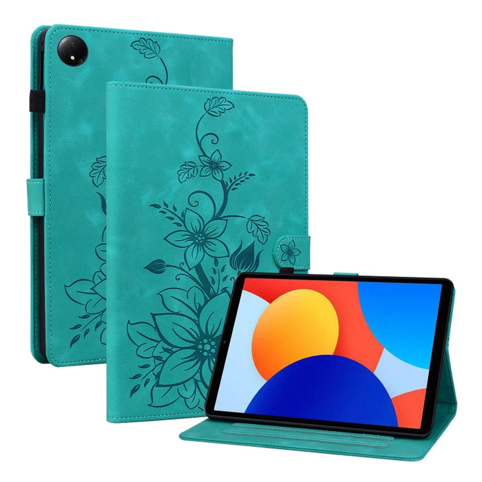 Funda para tablet Lily de piel repujada, For Redmi K Pad 2 8.8 inch 2026, For Xiaomi Redmi K Pad 8.8 inch, For Redmi Pad 2 / Redmi Pad SE 11 2025, For Xiaomi Pad 7 / Pad 7 Pro, For Xiaomi Redmi Pad SE 8.7, For Xiaomi Redmi Pad Pro 12.1                 ...