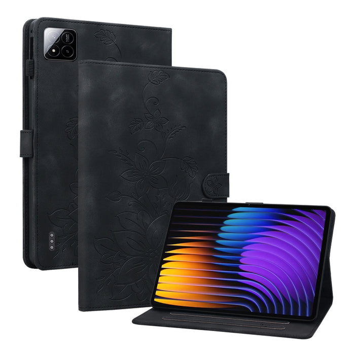 Funda para tablet Lily de piel repujada, For Redmi K Pad 2 8.8 inch 2026, For Xiaomi Redmi K Pad 8.8 inch, For Redmi Pad 2 / Redmi Pad SE 11 2025, For Xiaomi Pad 7 / Pad 7 Pro, For Xiaomi Redmi Pad SE 8.7, For Xiaomi Redmi Pad Pro 12.1                 ...