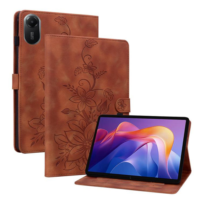 Funda para tablet Lily de piel repujada, For Redmi K Pad 2 8.8 inch 2026, For Xiaomi Redmi K Pad 8.8 inch, For Redmi Pad 2 / Redmi Pad SE 11 2025, For Xiaomi Pad 7 / Pad 7 Pro, For Xiaomi Redmi Pad SE 8.7, For Xiaomi Redmi Pad Pro 12.1                 ...
