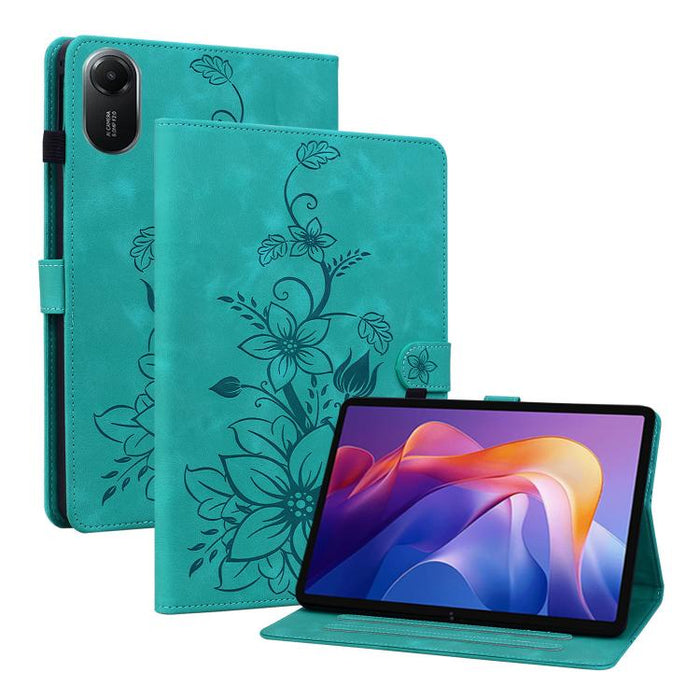 Funda para tablet Lily de piel repujada, For Redmi K Pad 2 8.8 inch 2026, For Xiaomi Redmi K Pad 8.8 inch, For Redmi Pad 2 / Redmi Pad SE 11 2025, For Xiaomi Pad 7 / Pad 7 Pro, For Xiaomi Redmi Pad SE 8.7, For Xiaomi Redmi Pad Pro 12.1                 ...