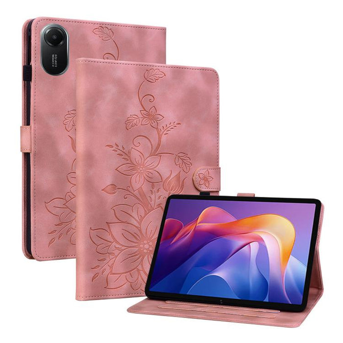 Funda para tablet Lily de piel repujada, For Redmi K Pad 2 8.8 inch 2026, For Xiaomi Redmi K Pad 8.8 inch, For Redmi Pad 2 / Redmi Pad SE 11 2025, For Xiaomi Pad 7 / Pad 7 Pro, For Xiaomi Redmi Pad SE 8.7, For Xiaomi Redmi Pad Pro 12.1                 ...