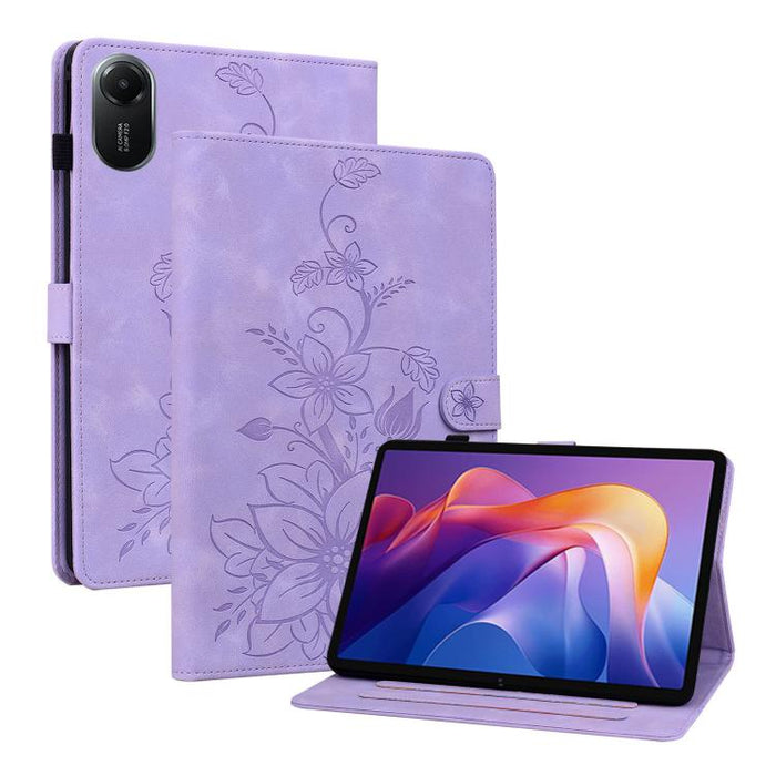 Funda para tablet Lily de piel repujada, For Redmi K Pad 2 8.8 inch 2026, For Xiaomi Redmi K Pad 8.8 inch, For Redmi Pad 2 / Redmi Pad SE 11 2025, For Xiaomi Pad 7 / Pad 7 Pro, For Xiaomi Redmi Pad SE 8.7, For Xiaomi Redmi Pad Pro 12.1                 ...