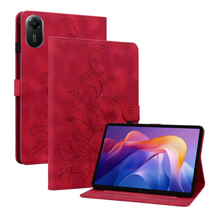 Funda para tablet Lily de piel repujada, For Redmi K Pad 2 8.8 inch 2026, For Xiaomi Redmi K Pad 8.8 inch, For Redmi Pad 2 / Redmi Pad SE 11 2025, For Xiaomi Pad 7 / Pad 7 Pro, For Xiaomi Redmi Pad SE 8.7, For Xiaomi Redmi Pad Pro 12.1                 ...