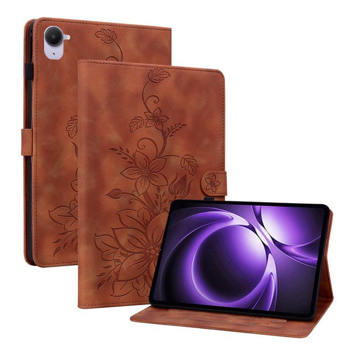 Funda para tablet Lily de piel repujada, For Redmi K Pad 2 8.8 inch 2026, For Xiaomi Redmi K Pad 8.8 inch, For Redmi Pad 2 / Redmi Pad SE 11 2025, For Xiaomi Pad 7 / Pad 7 Pro, For Xiaomi Redmi Pad SE 8.7, For Xiaomi Redmi Pad Pro 12.1                 ...