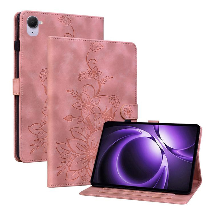 Funda para tablet Lily de piel repujada, For Redmi K Pad 2 8.8 inch 2026, For Xiaomi Redmi K Pad 8.8 inch, For Redmi Pad 2 / Redmi Pad SE 11 2025, For Xiaomi Pad 7 / Pad 7 Pro, For Xiaomi Redmi Pad SE 8.7, For Xiaomi Redmi Pad Pro 12.1                 ...