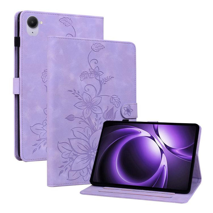 Funda para tablet Lily de piel repujada, For Redmi K Pad 2 8.8 inch 2026, For Xiaomi Redmi K Pad 8.8 inch, For Redmi Pad 2 / Redmi Pad SE 11 2025, For Xiaomi Pad 7 / Pad 7 Pro, For Xiaomi Redmi Pad SE 8.7, For Xiaomi Redmi Pad Pro 12.1                 ...