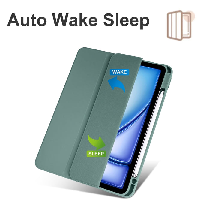 Funda para tableta de cuero inteligente de acrílico con 3 pliegues, For iPad Pro 13 2025 / 2024, For iPad Pro 11 2025 / 2024, For iPad Air 11 2024 / 2025