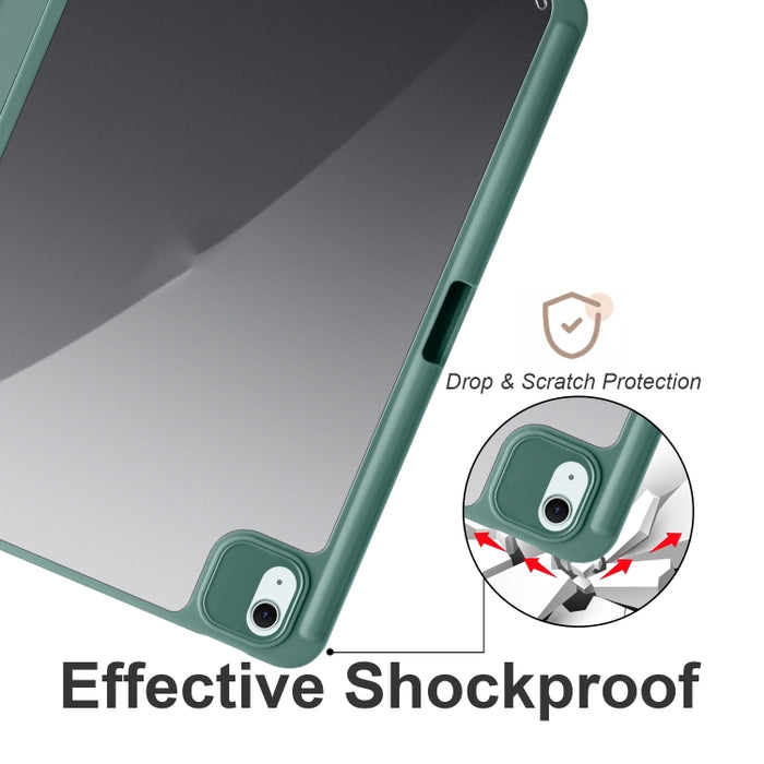 Funda para tableta de cuero inteligente de acrílico con 3 pliegues, For iPad Pro 13 2025 / 2024, For iPad Pro 11 2025 / 2024, For iPad Air 11 2024 / 2025