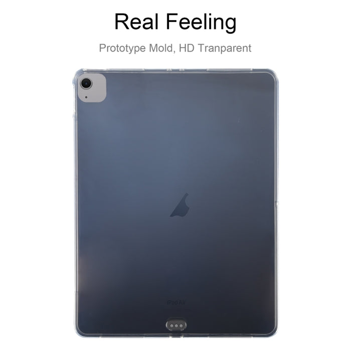 Funda para tableta de TPU transparente HD de 3 mm, For iPad Air 11 2025 / 2024 / 5 / 4, For iPad Air 13 2025 / 2024