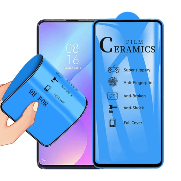 Película de cerámica de cubierta completa con pegamento completo 2.5D, For Xiaomi Mi 9T, For Xiaomi Mi Play, For Xiaomi Redmi K30, For Samsung Galaxy A01, For Xiaomi Redmi Note 8, For Samsung Galaxy A21, For Xiaomi Redmi Note 8T, For Samsung Galaxy A20...