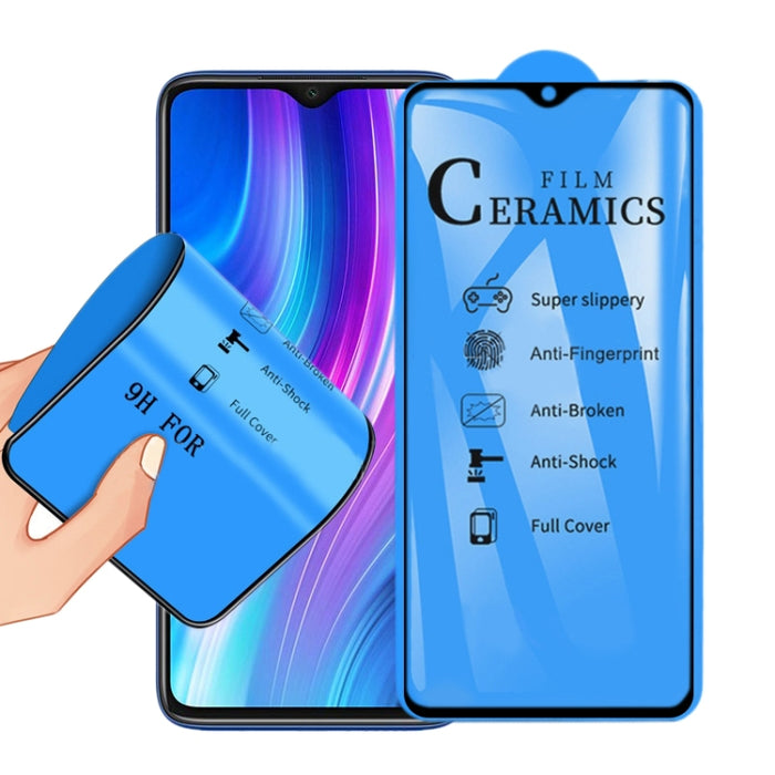 Película de cerámica de cubierta completa con pegamento completo 2.5D, For Xiaomi Mi 9T, For Xiaomi Mi Play, For Xiaomi Redmi K30, For Samsung Galaxy A01, For Xiaomi Redmi Note 8, For Samsung Galaxy A21, For Xiaomi Redmi Note 8T, For Samsung Galaxy A20...