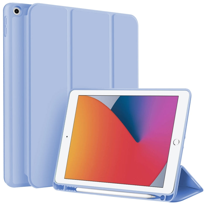 Funda para tableta de cuero inteligente de TPU de 3 pliegues con ranura para bolígrafo, For iPad Pro 13 2025 / 2024, For iPad Pro 11 2025 / 2024, For iPad 2025 / 2022, For iPad Air 11 2025 / 2024, For iPad mini 2024 / mini 6, For iPad Pro 12.9         ...