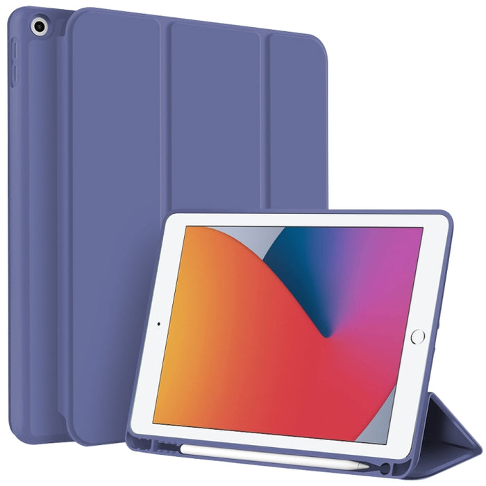 Funda para tableta de cuero inteligente de TPU de 3 pliegues con ranura para bolígrafo, For iPad Pro 13 2025 / 2024, For iPad Pro 11 2025 / 2024, For iPad 2025 / 2022, For iPad Air 11 2025 / 2024, For iPad mini 2024 / mini 6, For iPad Pro 12.9         ...