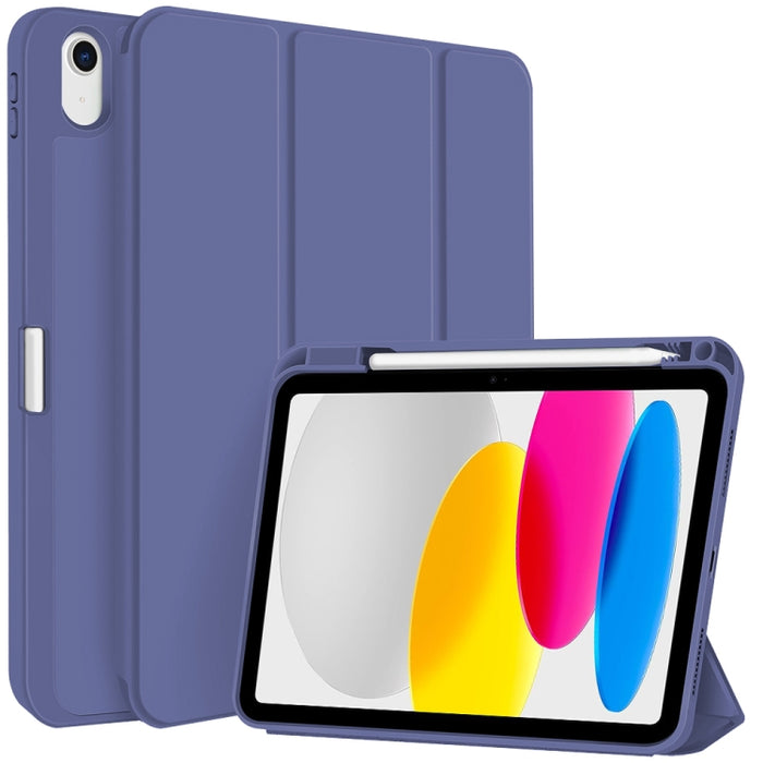Funda para tableta de cuero inteligente de TPU de 3 pliegues con ranura para bolígrafo, For iPad Pro 13 2025 / 2024, For iPad Pro 11 2025 / 2024, For iPad 2025 / 2022, For iPad Air 11 2025 / 2024, For iPad mini 2024 / mini 6, For iPad Pro 12.9         ...