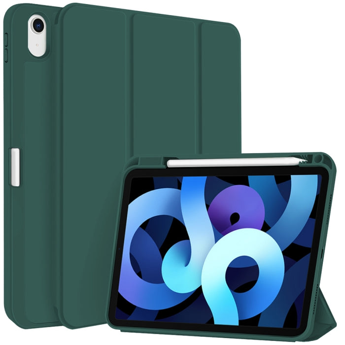 Funda para tableta de cuero inteligente de TPU de 3 pliegues con ranura para bolígrafo, For iPad Pro 13 2025 / 2024, For iPad Pro 11 2025 / 2024, For iPad 2025 / 2022, For iPad Air 11 2025 / 2024, For iPad mini 2024 / mini 6, For iPad Pro 12.9         ...