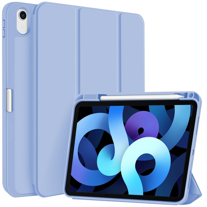 Funda para tableta de cuero inteligente de TPU de 3 pliegues con ranura para bolígrafo, For iPad Pro 13 2025 / 2024, For iPad Pro 11 2025 / 2024, For iPad 2025 / 2022, For iPad Air 11 2025 / 2024, For iPad mini 2024 / mini 6, For iPad Pro 12.9         ...