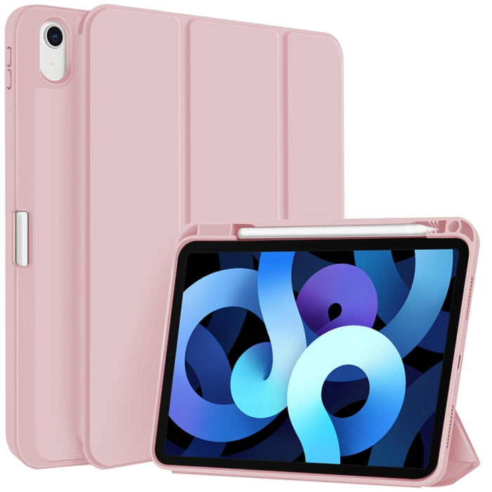 Funda para tableta de cuero inteligente de TPU de 3 pliegues con ranura para bolígrafo, For iPad Pro 13 2025 / 2024, For iPad Pro 11 2025 / 2024, For iPad 2025 / 2022, For iPad Air 11 2025 / 2024, For iPad mini 2024 / mini 6, For iPad Pro 12.9         ...