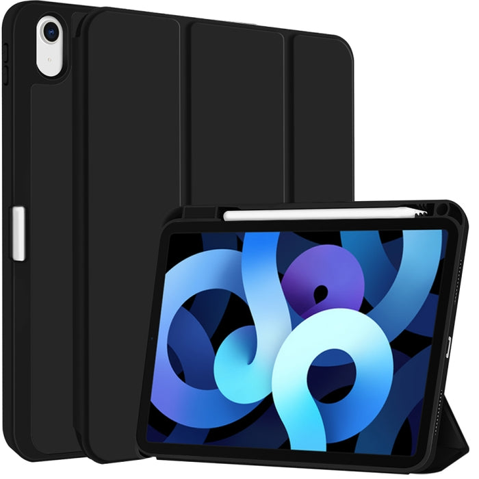 Funda para tableta de cuero inteligente de TPU de 3 pliegues con ranura para bolígrafo, For iPad Pro 13 2025 / 2024, For iPad Pro 11 2025 / 2024, For iPad 2025 / 2022, For iPad Air 11 2025 / 2024, For iPad mini 2024 / mini 6, For iPad Pro 12.9         ...