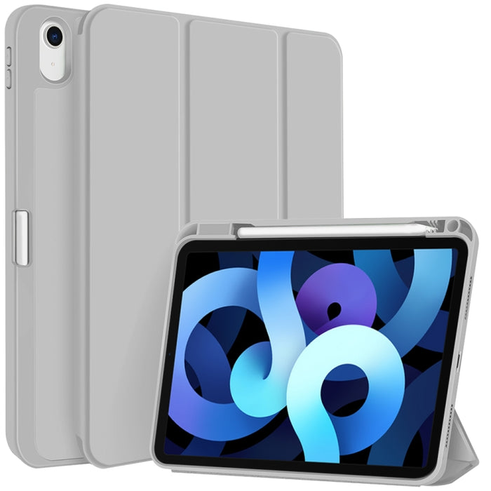 Funda para tableta de cuero inteligente de TPU de 3 pliegues con ranura para bolígrafo, For iPad Pro 13 2025 / 2024, For iPad Pro 11 2025 / 2024, For iPad 2025 / 2022, For iPad Air 11 2025 / 2024, For iPad mini 2024 / mini 6, For iPad Pro 12.9         ...