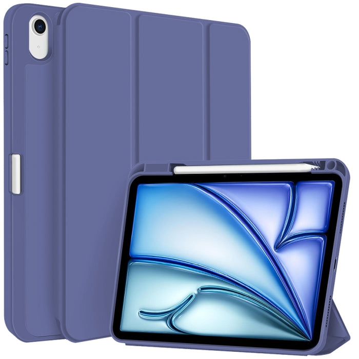 Funda para tableta de cuero inteligente de TPU de 3 pliegues con ranura para bolígrafo, For iPad Pro 13 2025 / 2024, For iPad Pro 11 2025 / 2024, For iPad 2025 / 2022, For iPad Air 11 2025 / 2024, For iPad mini 2024 / mini 6, For iPad Pro 12.9         ...