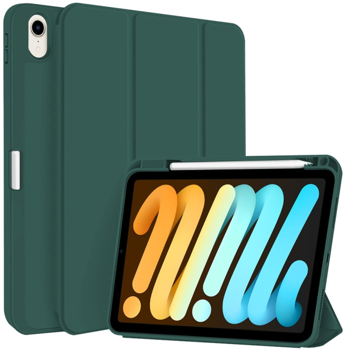 Funda para tableta de cuero inteligente de TPU de 3 pliegues con ranura para bolígrafo, For iPad Pro 13 2025 / 2024, For iPad Pro 11 2025 / 2024, For iPad 2025 / 2022, For iPad Air 11 2025 / 2024, For iPad mini 2024 / mini 6, For iPad Pro 12.9         ...