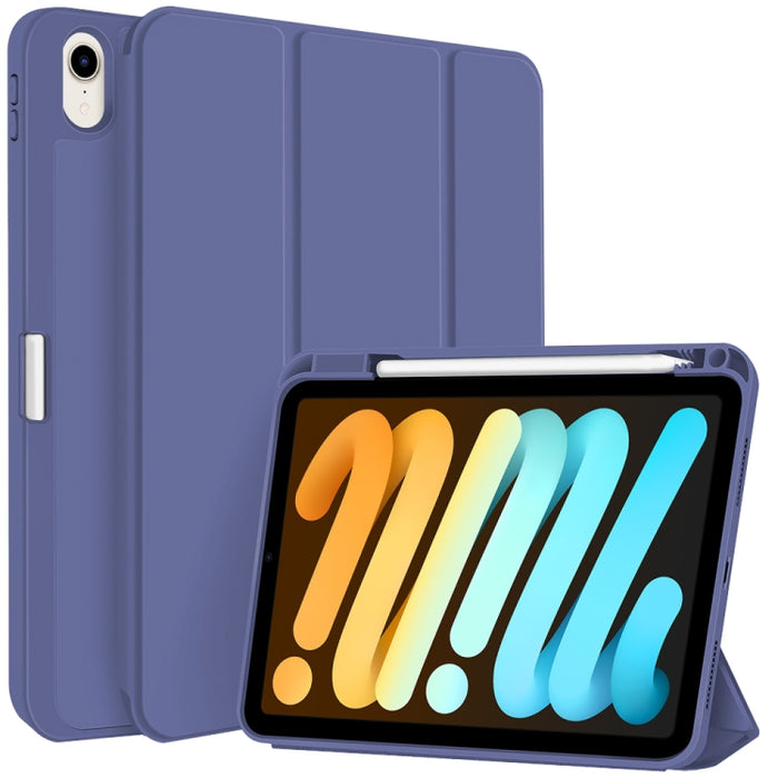 Funda para tableta de cuero inteligente de TPU de 3 pliegues con ranura para bolígrafo, For iPad Pro 13 2025 / 2024, For iPad Pro 11 2025 / 2024, For iPad 2025 / 2022, For iPad Air 11 2025 / 2024, For iPad mini 2024 / mini 6, For iPad Pro 12.9         ...