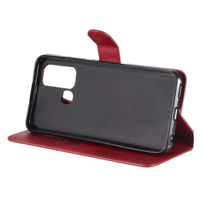 Estuche de cuero con tapa horizontal clásica de PU + TPU con textura de becerro, con soporte y ranuras para tarjetas y billetera, For Vivo Y7s / S1, For Vivo Y9s / S1 Pro, For Vivo Y50 / Y30, For Vivo Y70s, For Xiaomi Redmi 9                           ...