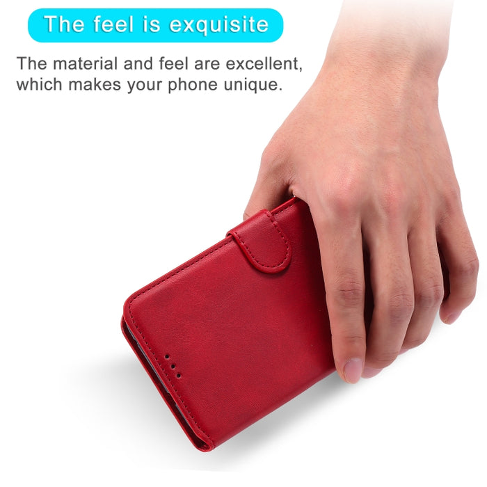 Estuche de cuero con tapa horizontal clásica de PU + TPU con textura de becerro, con soporte y ranuras para tarjetas y billetera, For Vivo Y7s / S1, For Vivo Y9s / S1 Pro, For Vivo Y50 / Y30, For Vivo Y70s, For Xiaomi Redmi 9                           ...