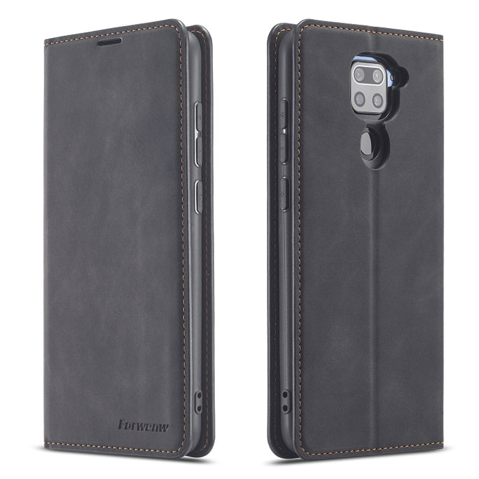 Forwenw Dream Series Oil Edge Fuerte magnetismo Funda de cuero con tapa horizontal con soporte y ranuras para tarjetas y billetera y marco de fotos, For Samsung Galaxy A21s, For Samsung Galaxy Note20, For Samsung Galaxy Note20 Ultra                    ...