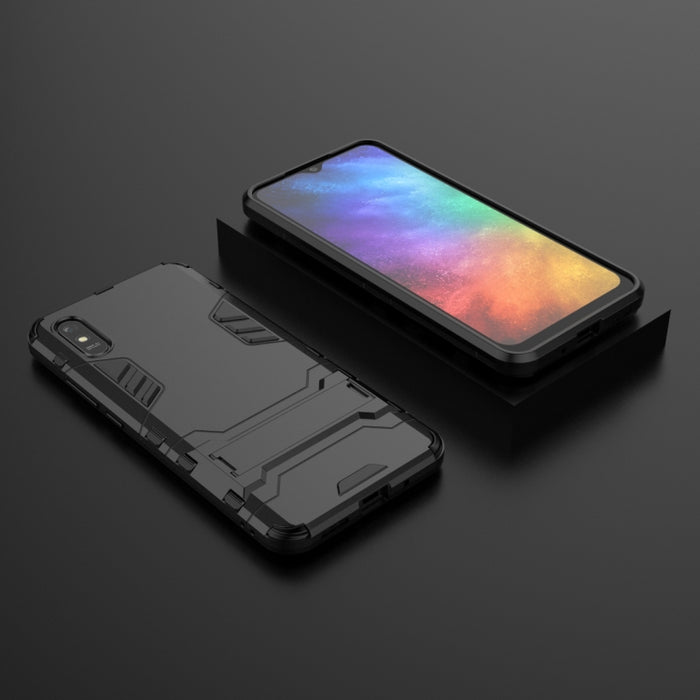 Funda protectora PC + TPU a prueba de golpes con soporte, For Xiaomi Redmi 9A, For Xiaomi Redmi 9C, For Huawei Enjoy 20