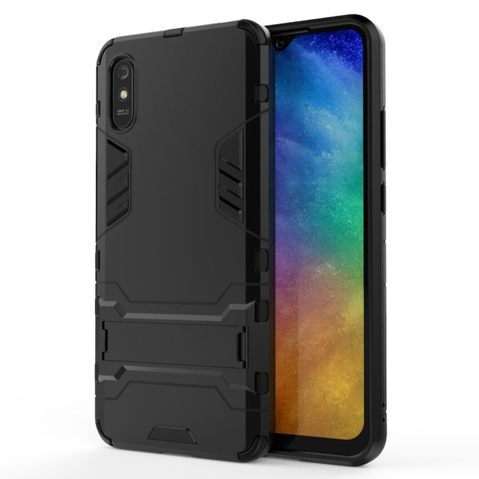 Funda protectora PC + TPU a prueba de golpes con soporte, For Xiaomi Redmi 9A, For Xiaomi Redmi 9C, For Huawei Enjoy 20