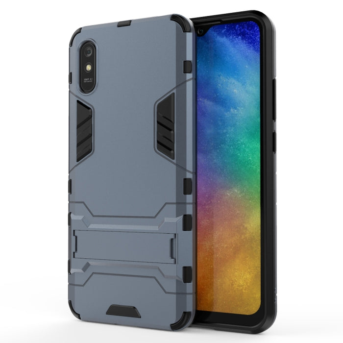 Funda protectora PC + TPU a prueba de golpes con soporte, For Xiaomi Redmi 9A, For Xiaomi Redmi 9C, For Huawei Enjoy 20