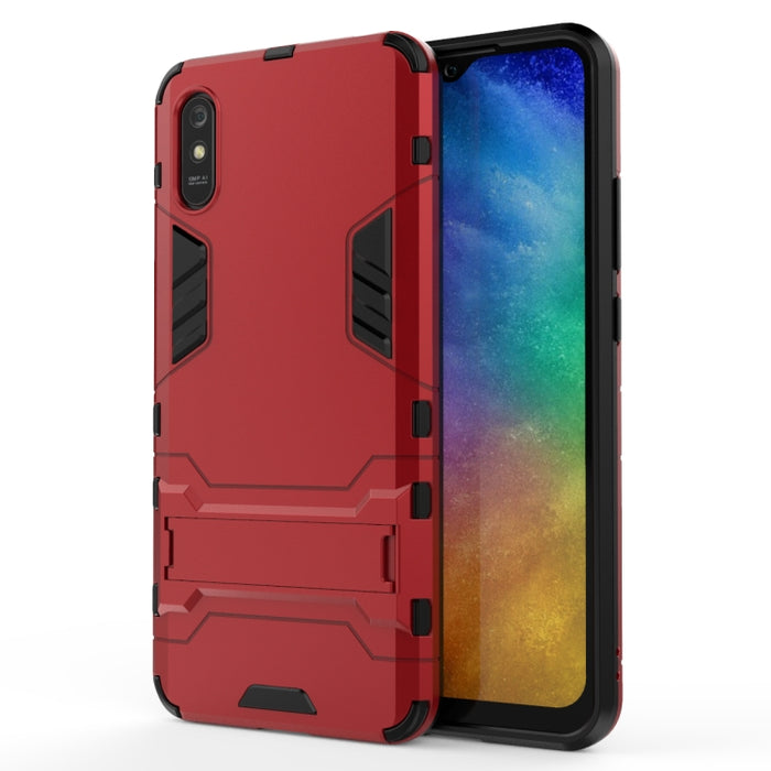 Funda protectora PC + TPU a prueba de golpes con soporte, For Xiaomi Redmi 9A, For Xiaomi Redmi 9C, For Huawei Enjoy 20
