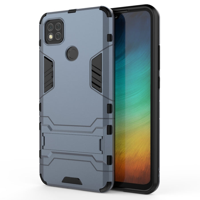 Funda protectora PC + TPU a prueba de golpes con soporte, For Xiaomi Redmi 9A, For Xiaomi Redmi 9C, For Huawei Enjoy 20