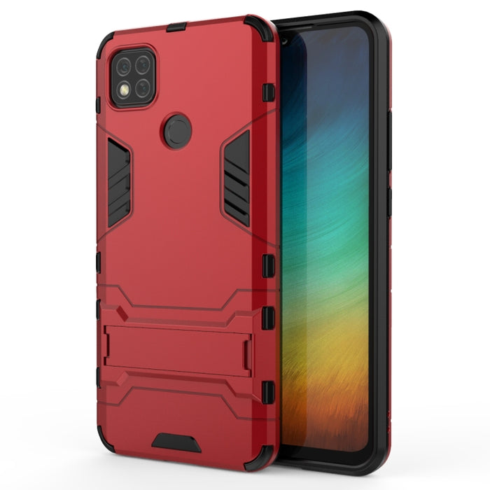 Funda protectora PC + TPU a prueba de golpes con soporte, For Xiaomi Redmi 9A, For Xiaomi Redmi 9C, For Huawei Enjoy 20