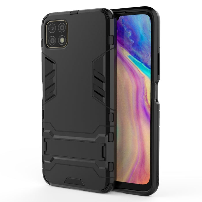 Funda protectora PC + TPU a prueba de golpes con soporte, For Xiaomi Redmi 9A, For Xiaomi Redmi 9C, For Huawei Enjoy 20