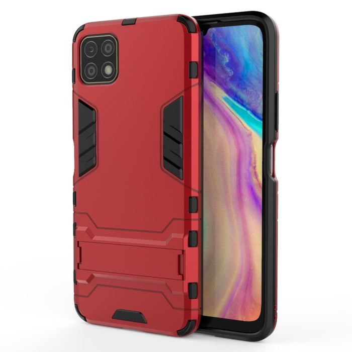 Funda protectora PC + TPU a prueba de golpes con soporte, For Xiaomi Redmi 9A, For Xiaomi Redmi 9C, For Huawei Enjoy 20