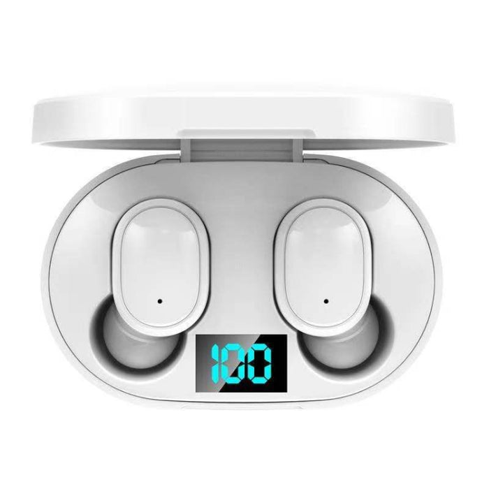 Auricular Bluetooth inalámbrico TWS con pantalla LED E6S, E6S (White), E6S (Pink), E6S (Blue), E6S (Green)