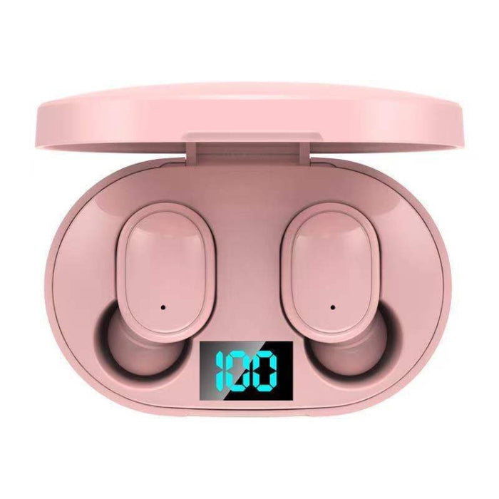 Auricular Bluetooth inalámbrico TWS con pantalla LED E6S, E6S (White), E6S (Pink), E6S (Blue), E6S (Green)