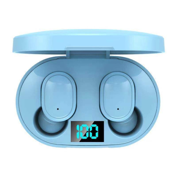 Auricular Bluetooth inalámbrico TWS con pantalla LED E6S, E6S (White), E6S (Pink), E6S (Blue), E6S (Green)